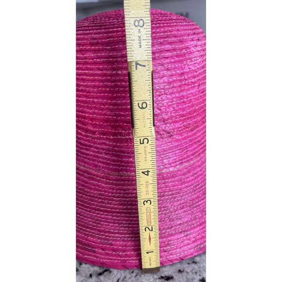 Anthropologie ASN Straw Hat High Crown Preppy Boho Vacation Summer Sz OS NWT - Picture 11 of 12